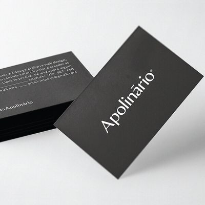 Image of a business card, front and back.