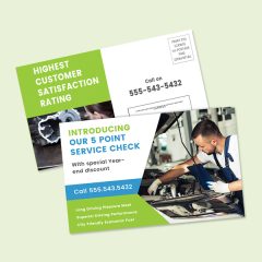 Image of Every Door Direct Mail or EDDM postcards