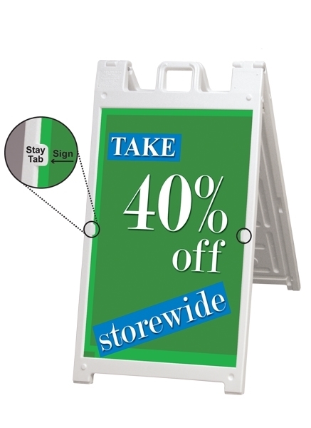 Image of an A Frame sign