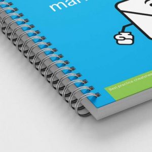 Image of a wire bound book