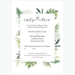Image of a printed invitation.