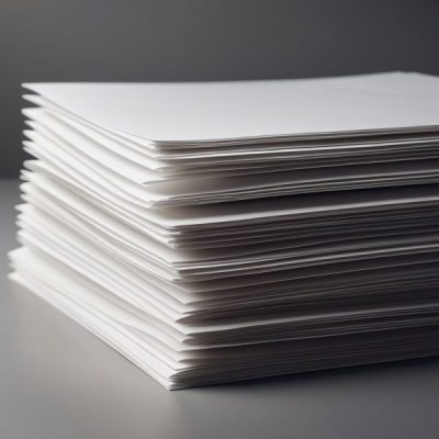 An image of a stack or printed papers.